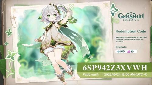 Tổng hợp Giftcode Genshin Impact còn hạn, Nguyên Thạch